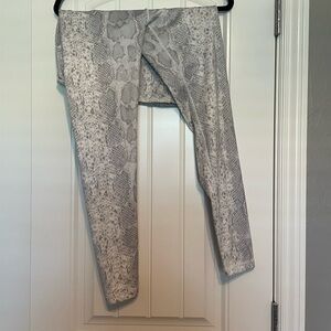 Glyder snakeskin leggings
